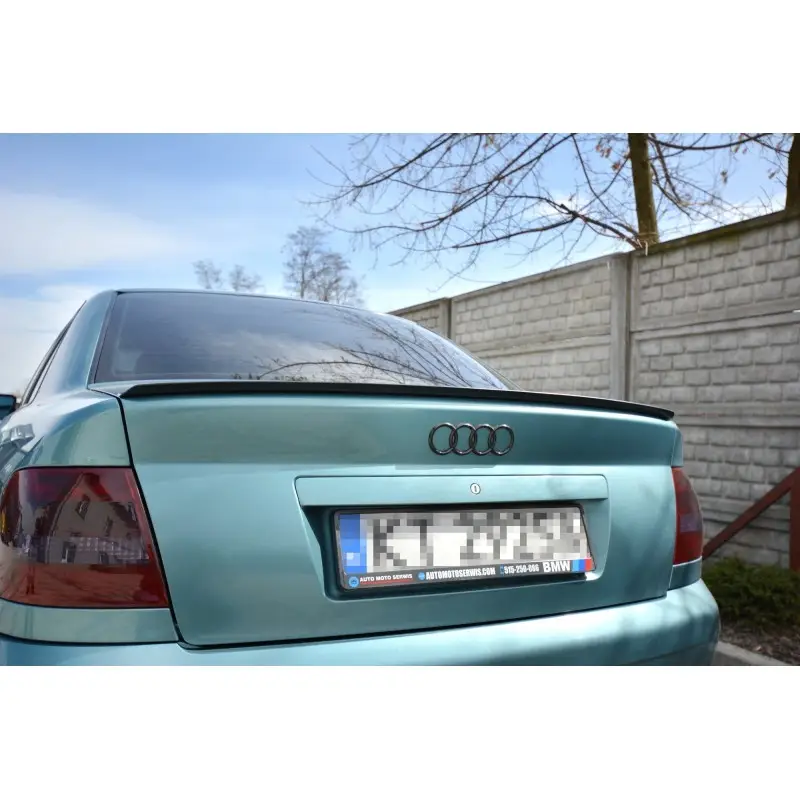 SPOILER CAP AUDI A4 - S4 B5 SEDAN - MAXTON DESIGN - FINITION NOIR BRILLANT Usine Directe
