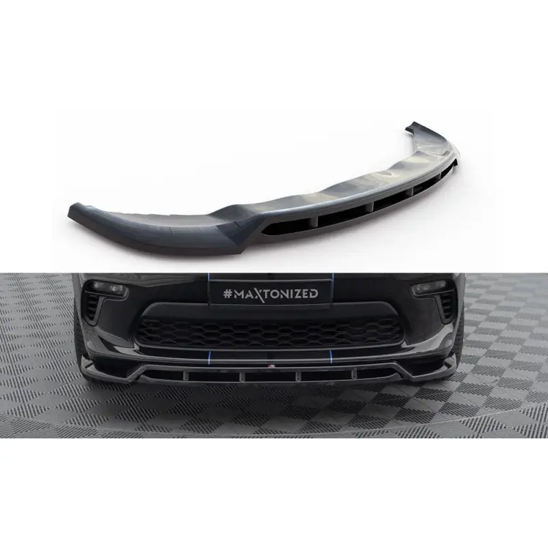 LAME DU PARE-CHOCS AVANT DODGE DURANGO MK3 FACELIFT - MAXTONDESIGN - FINITION: NOIR BRILLANT Seulement Aujourd’hui