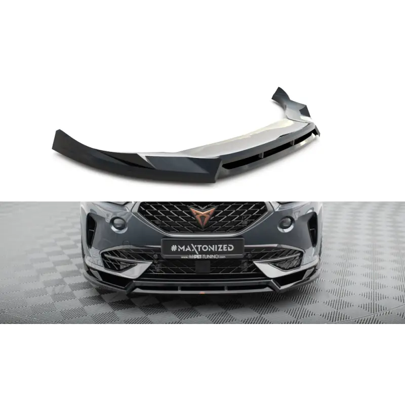 LAME DU PARE-CHOCS AVANT V.4 CUPRA FORMENTOR MK1 - MAXTONDESIGN - FINITION: NOIR BRILLANT Solde