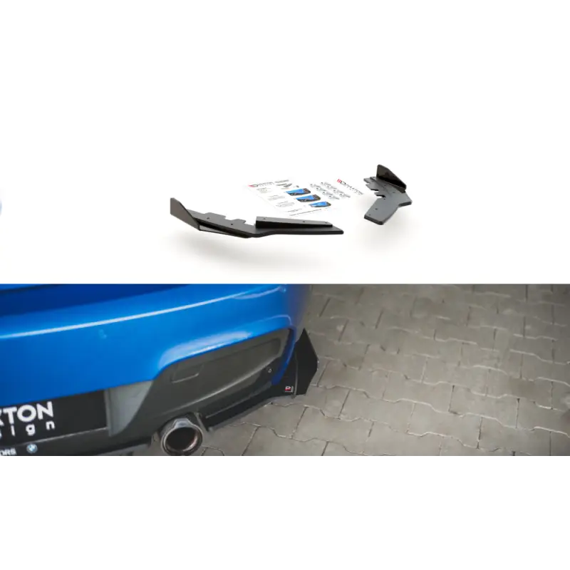 Acheter En Ligne SPORT DURABILITÉ LAME DU PARE CHOCS ARRIERE + FLAPSPOUR BMW SERIE 1 F20 F21 (11-15) PACK M - MAXTON DESIGN