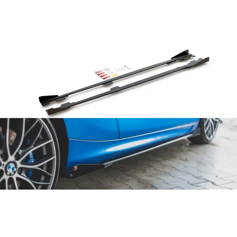 Remise SPORTS DURABILITÉ RAJOUTS DES BAS DE CAISSE + FLAPS POUR BMW SERIE 1 F20 F21 (11-15) PACK M - MAXTON DESIGN