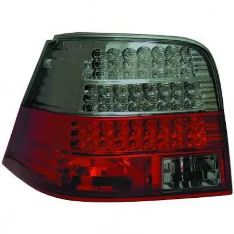 SET 2 FEUX ARRIERES ROUGE - NOIR À LED LOOK M3 VW GOLF 4 - IV (97-03) Top Vente