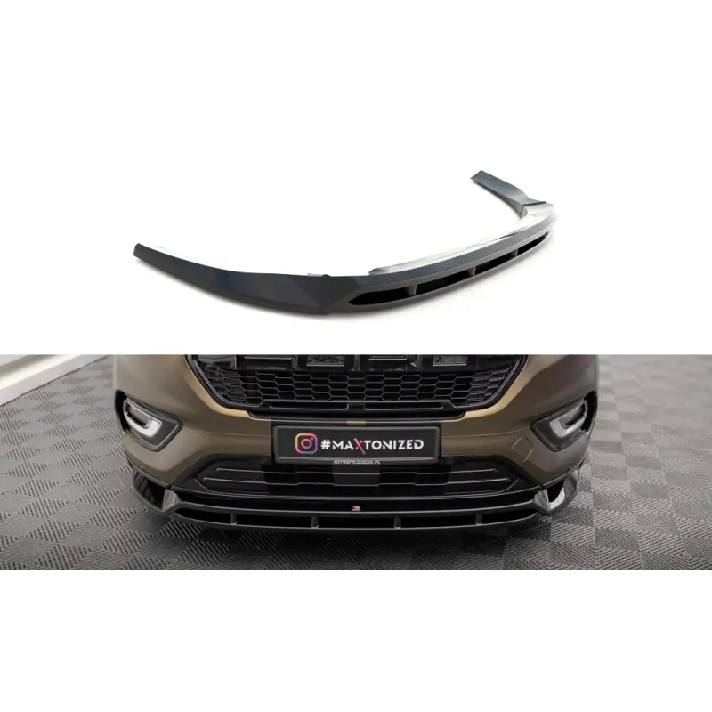 Commander Vite LAME DU PARE-CHOCS AVANT FORD TOURNEO CUSTOM MK1 FACELIFT - MAXTONDESIGN - FINITION: NOIR BRILLANT
