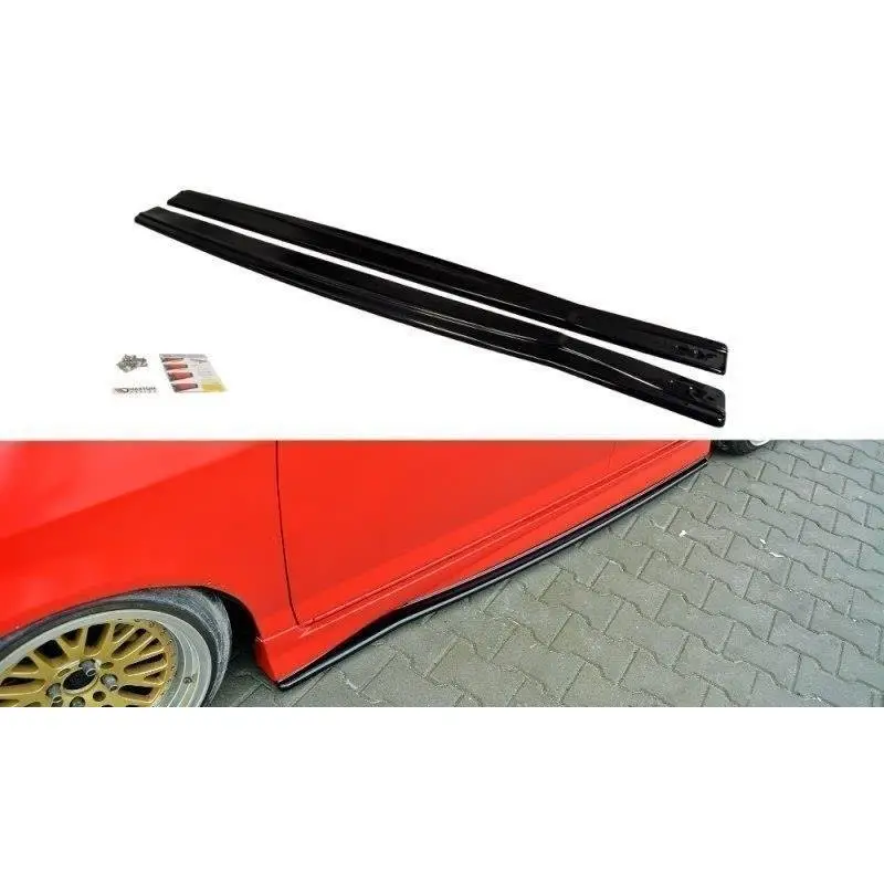 RAJOUTS DES BAS DE CAISSE POUR HONDA JAZZ MK1 - MAXTON DESIGN - FINITION NOIR BRILLANT Affaire À Saisir