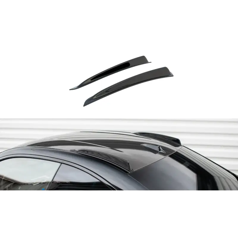 Dernier Modèle SHORT ROOF RAILS BMW M2 G87 - MAXTONDESIGN - FINITION: NOIR BRILLANT