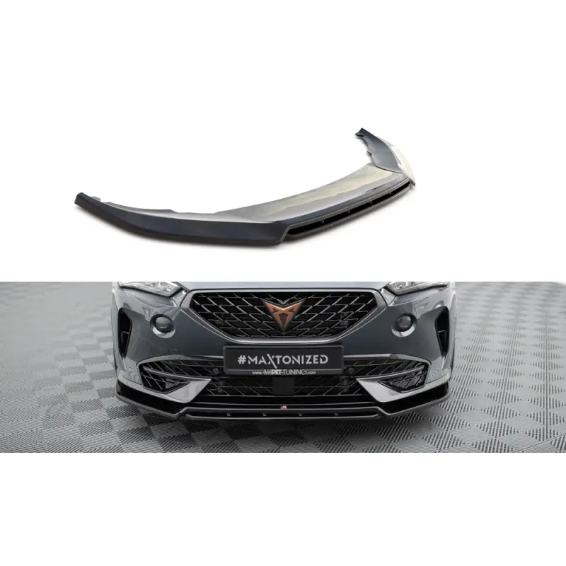 LAME DU PARE-CHOCS AVANT V.5 CUPRA FORMENTOR MK1 - MAXTONDESIGN - FINITION: NOIR BRILLANT Nouveauté