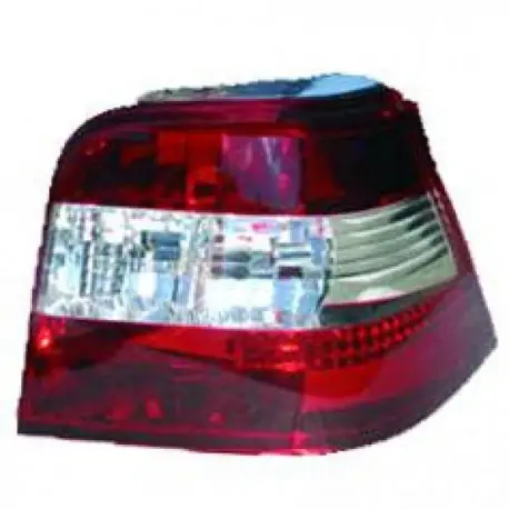 Offre Du Jour SET DE 2 FEUX ARRIERES DESIGN ROUGE - BLANC VW GOLF 4 - IV (97-03)