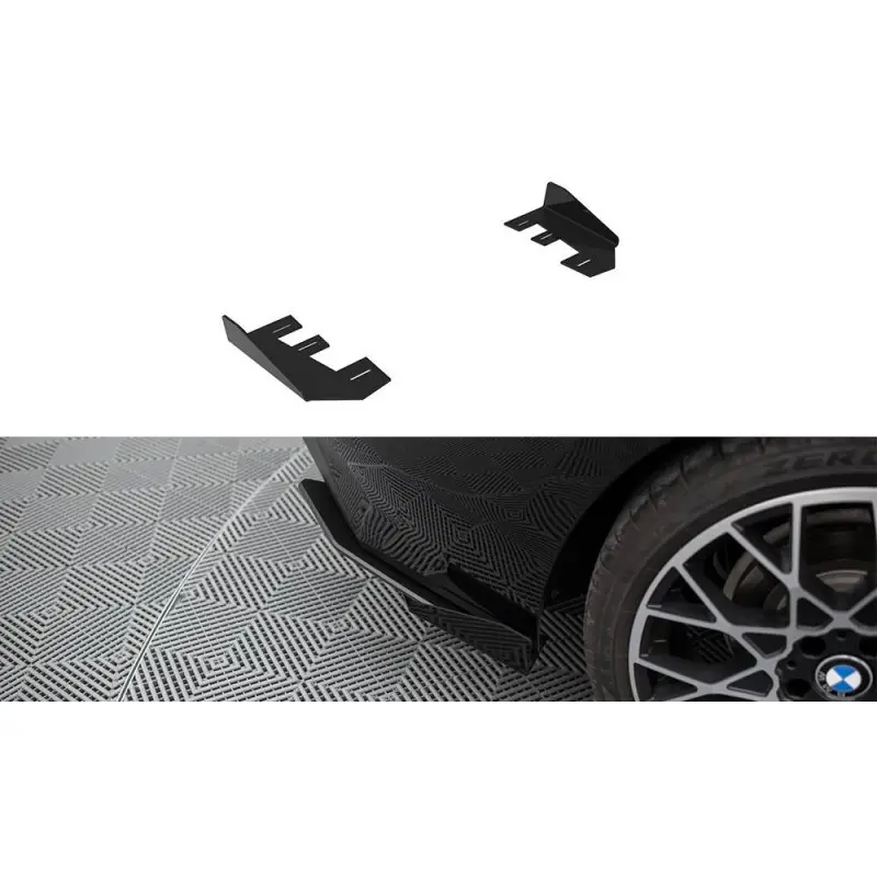 REAR SIDE FLAPS BMW 2 COUPE G42 - MAXTONDESIGN - FINITION: NOIR BRILLANT Prix Choc