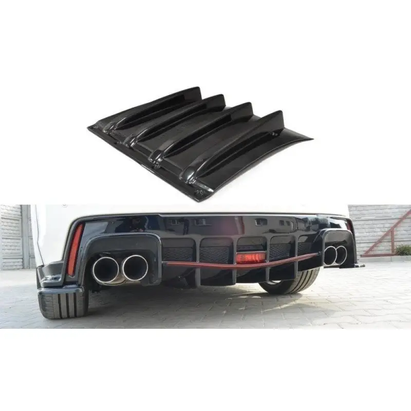 RAJOUT DU PARE-CHOCS ARRIERE HONDA CIVIC IX TYPE R - MAXTON DESIGN - FINITION NOIR BRILLANT Offre Du Jour