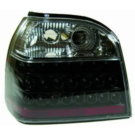 SET 2 FEUX ARRIERES DESIGN NOIR À LED VW GOLF 3 - III (91-97) - MOD1 Jusqu’à Épuisement Des Stocks