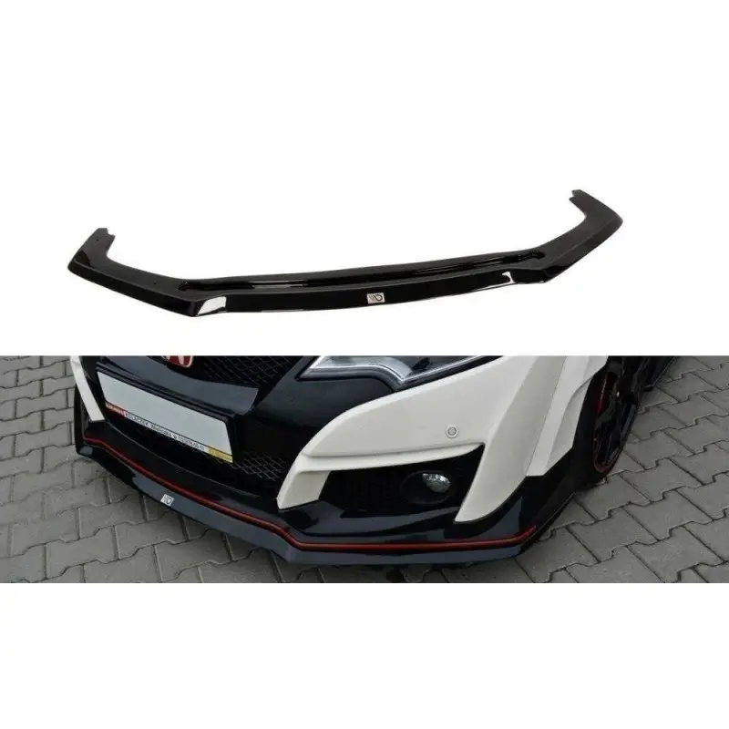 LAME DU PARE-CHOCS AVANT V.2 HONDA CIVIC IX TYPE R - MAXTON DESIGN - FINITION NOIR BRILLANT Marque