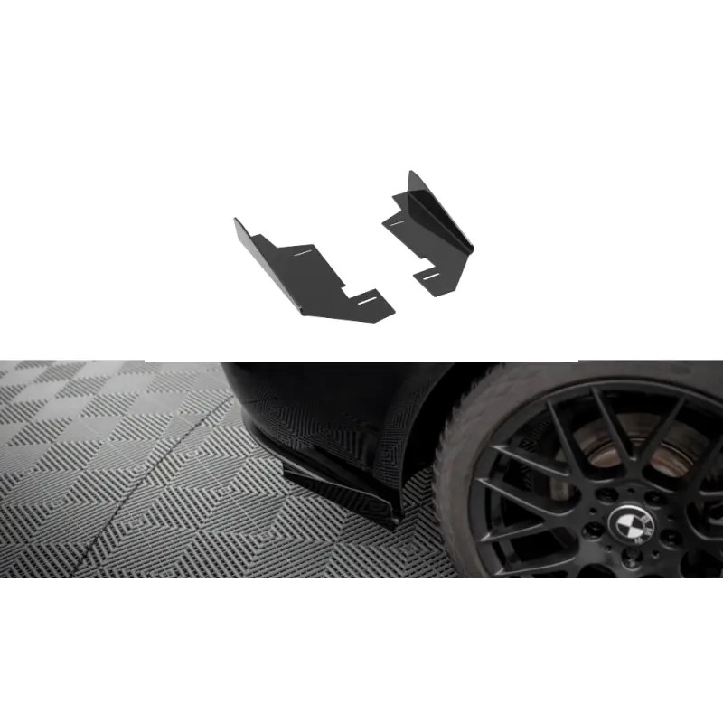 REAR SIDE FLAPS BMW 4 GRAN COUPE F36 - MAXTONDESIGN - FINITION: NOIR BRILLANT Expédié Aujourd’hui