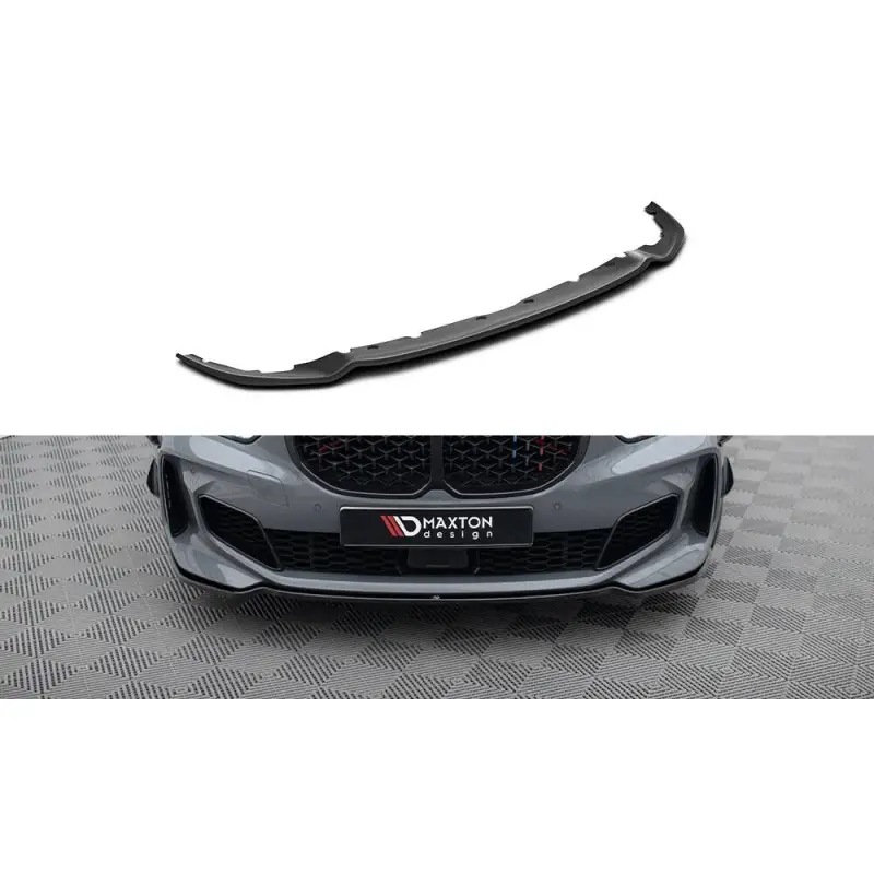 Populaire LAME DU PARE-CHOCS AVANT V.4 BMW 1 F40 M-PACK- M135I - MAXTON DESIGN - FINITION NOIR BRILLANT