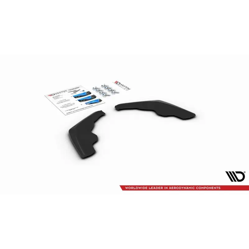LAME DU PARE-CHOCS ARRIERE V.2 BMW 1 F40 M-PACK - MAXTON DESIGN - FINITION NOIR BRILLANT Prix Choc