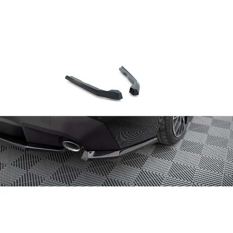 Seulement Aujourd’hui LAMES DE PARE-CHOCS ARRIERE LATERALES V.1 BMW 2 COUPE G42 - MAXTONDESIGN - FINITION: NOIR BRILLANT