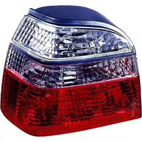 SET 2 FEUX ARRIERES DESIGN LOOK M3 ROUGE - BLANC VW GOLF 3 - III (91-97) Haute Qualité