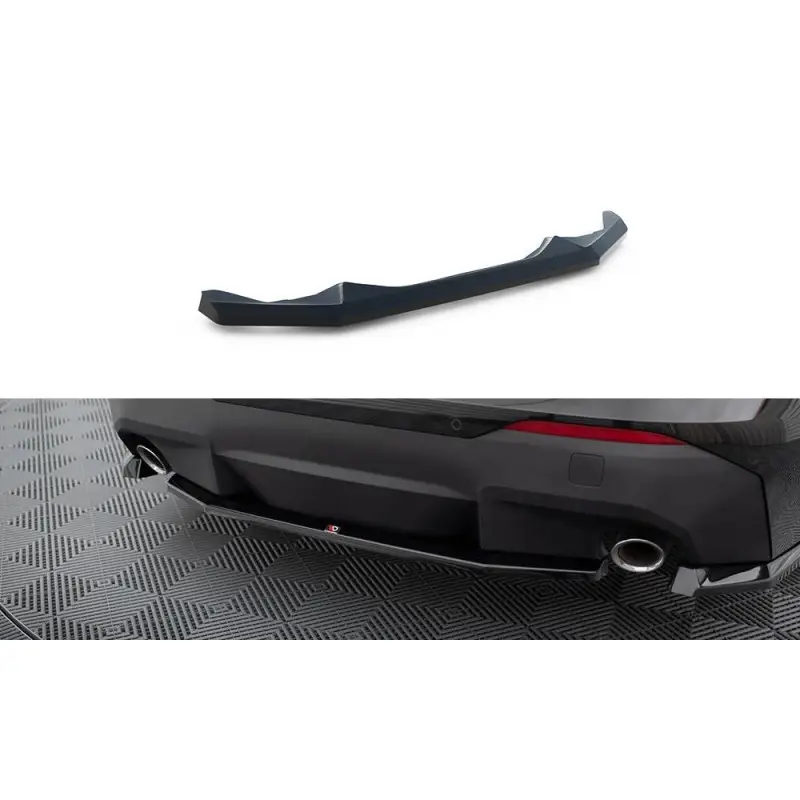 CENTRAL ARRIERE SPLITTER BMW 2 COUPE G42 - MAXTONDESIGN - FINITION: NOIR BRILLANT Nouveauté