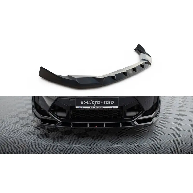 LAME DU PARE-CHOCS AVANT V.1 BMW X3 M F97 FACELIFT - MAXTONDESIGN - FINITION: NOIR BRILLANT Commander Vite