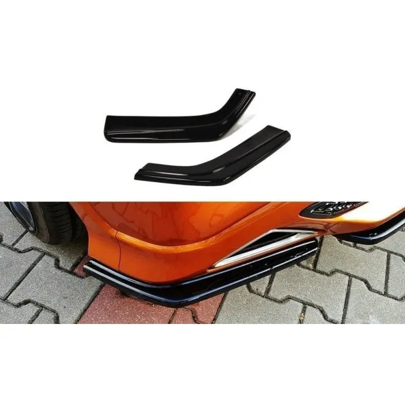 LAME DU PARE CHOCS ARRIERE HONDA CIVIC 8 TYPE S-R - MAXTON DESIGN - FINITION NOIR BRILLANT Prix Bas