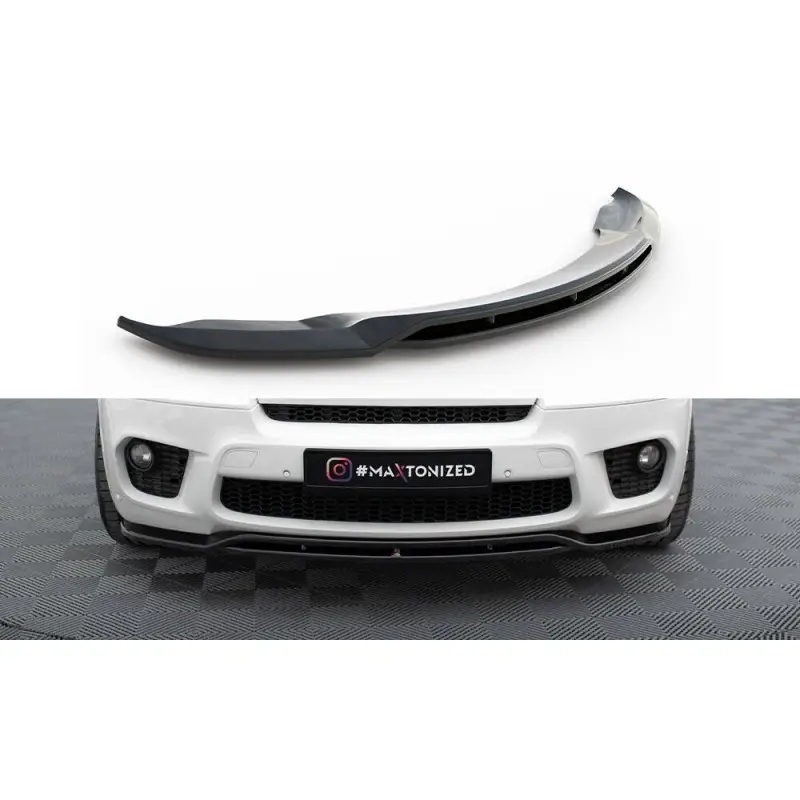 LAME DU PARE-CHOCS AVANT - SPLITTER BMW X5 E70 FACELIFT M-PACK - MAXTON DESIGN - FINITION NOIR BRILLANT Satisfait Ou Remboursé