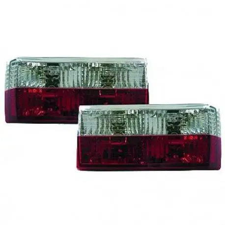 SET 2 FEUX ARRIERES ROUGE - BLANC VW GOLF 1 (74-93) - VERSION COURTE Bon Marché