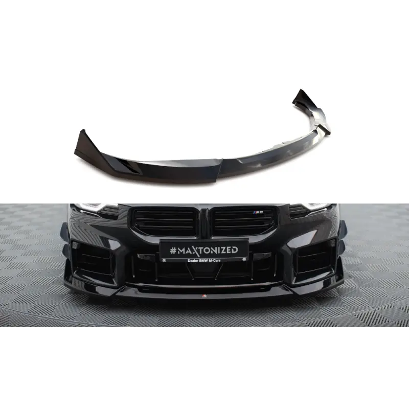 Prix Choc LAME DU PARE-CHOCS AVANT V.5 BMW M2 G87 - MAXTONDESIGN - FINITION: NOIR BRILLANT