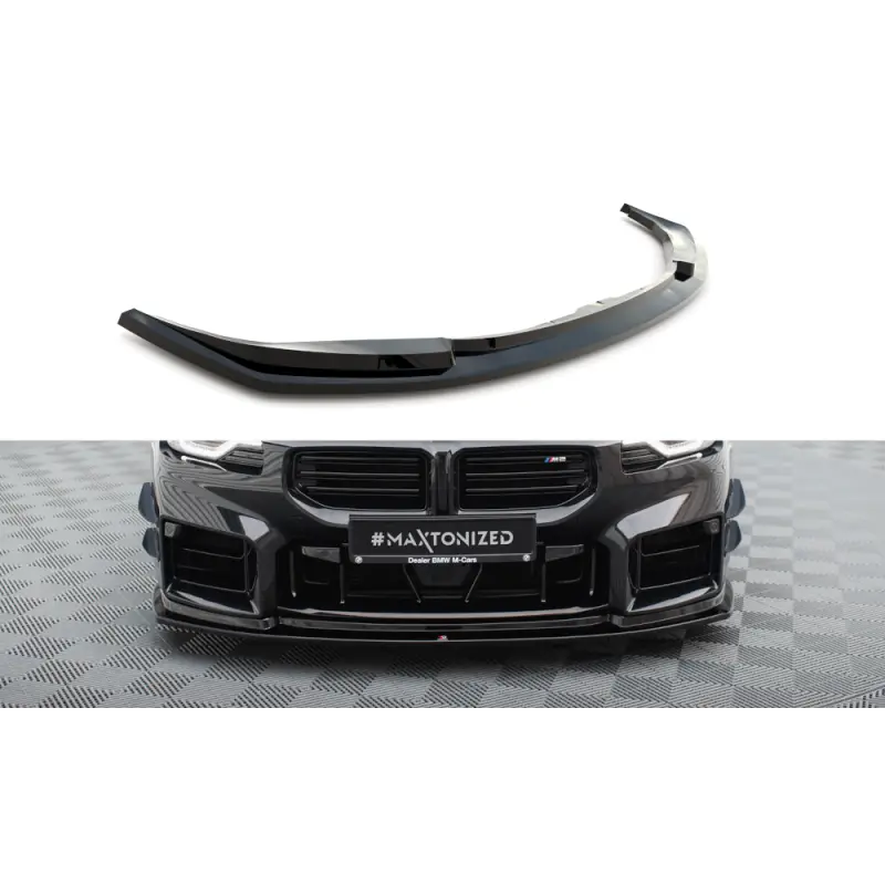 LAME DU PARE-CHOCS AVANT V.4 BMW M2 G87 - MAXTONDESIGN - FINITION: NOIR BRILLANT Meilleure Vente