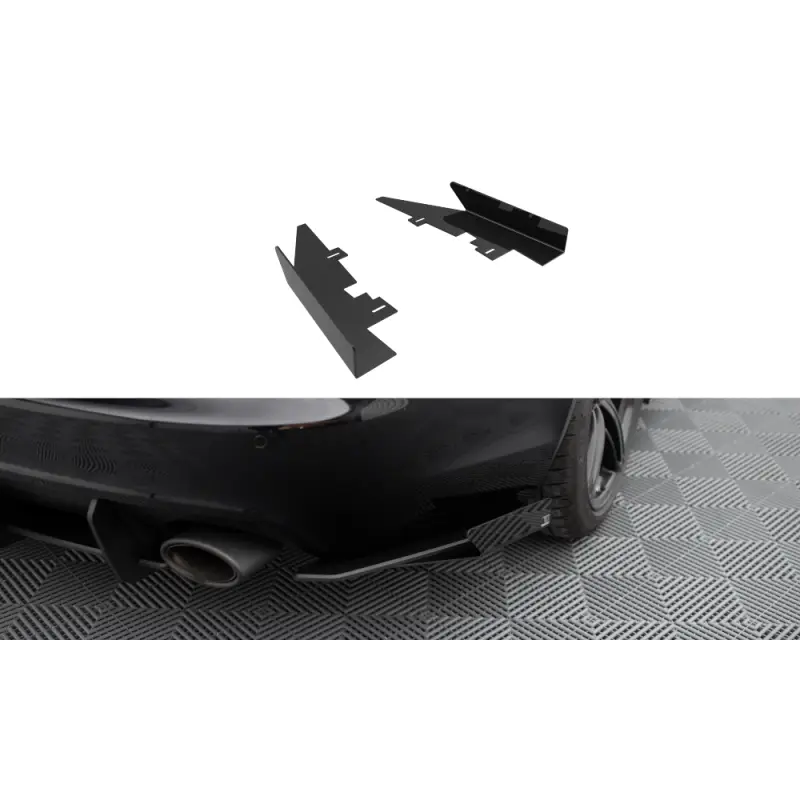 Dernière Chance REAR SIDE FLAPS AUDI RS6 AVANT C6 - MAXTONDESIGN - FINITION: NOIR BRILLANT