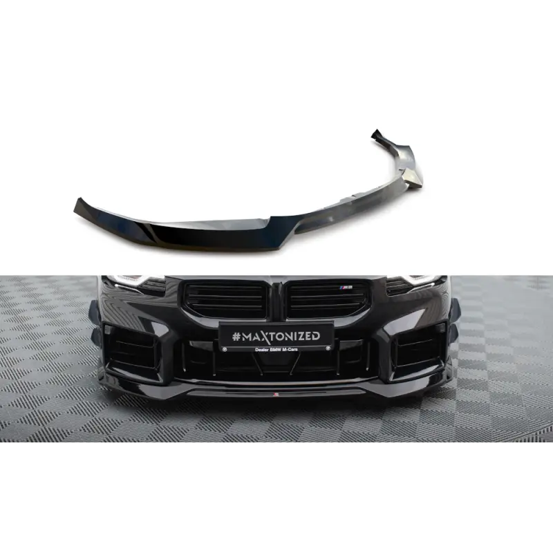 Promotion LAME DU PARE-CHOCS AVANT V.1 BMW M2 G87 - MAXTONDESIGN - FINITION: NOIR BRILLANT