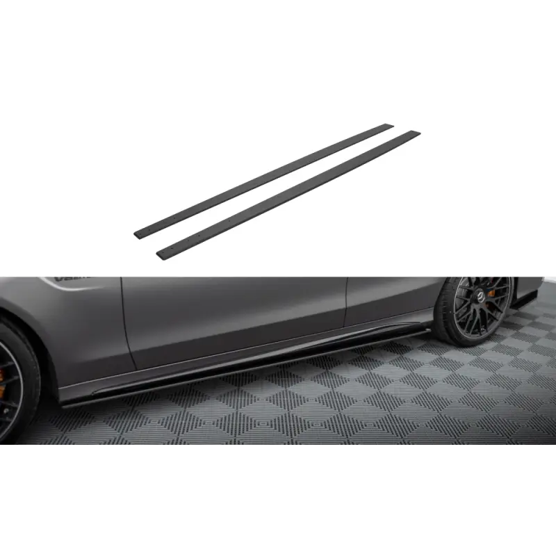 STREET PRO RAJOUTS DES BAS DE CAISSE MERCEDES-AMG C63 SEDAN - ESTATE W205 FACELIFT - MAXTONDESIGN Super Prix