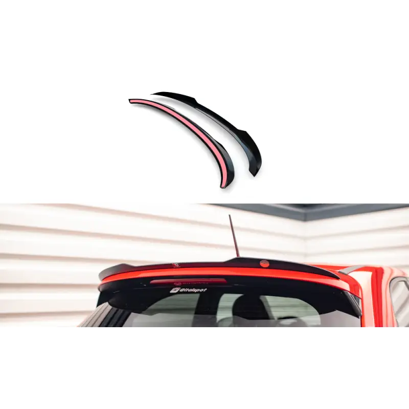 SPOILER CAP FIAT 500X SPORT MK1 FACELIFT - MAXTONDESIGN - FINITION: NOIR BRILLANT Usine Directe