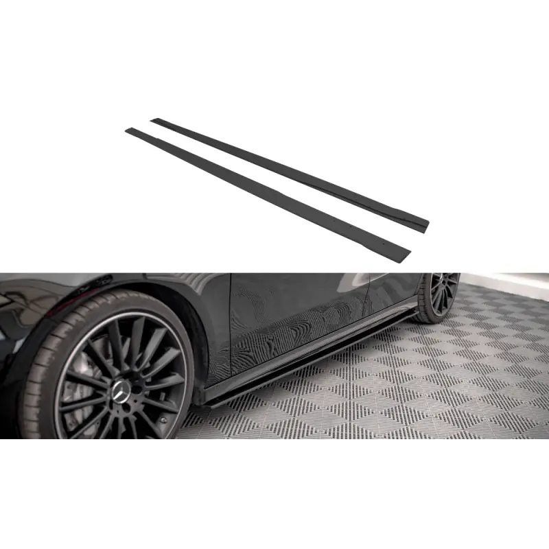 STREET PRO RAJOUTS DES BAS DE CAISSE MERCEDES A35 AMG - AMG-LINE AERO PACK W177- MAXTONDESIGN Seulement Aujourd’hui
