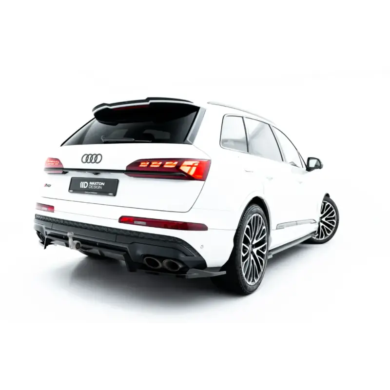 ARRIERE SPLITTER (AVEC UNE BARRE VERTICALE) AUDI SQ7 MK2 FACELIFT 2 - MAXTONDESIGN - FINITION NOIR BRILLANT Petit Prix