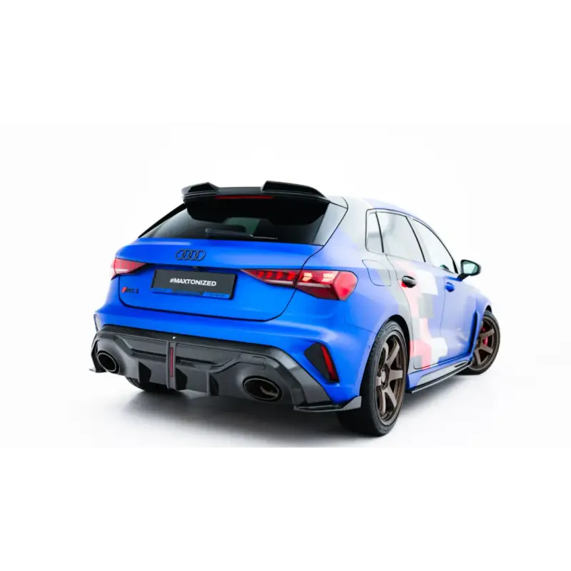 FIBRE DE CARBONE DIFFUSEUR ARRIÈRE AUDI RS3 SPORTBACK 8Y FACELIFT - MAXTONDESIGN - CARBON VERITABLE Meilleur Prix