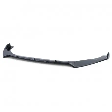 Retour Gratuit LAME DU PARE-CHOCS AVANT NOIR BRILLANT VW GOLF 7 GTI GTD (12-17) LOOK MAXTON