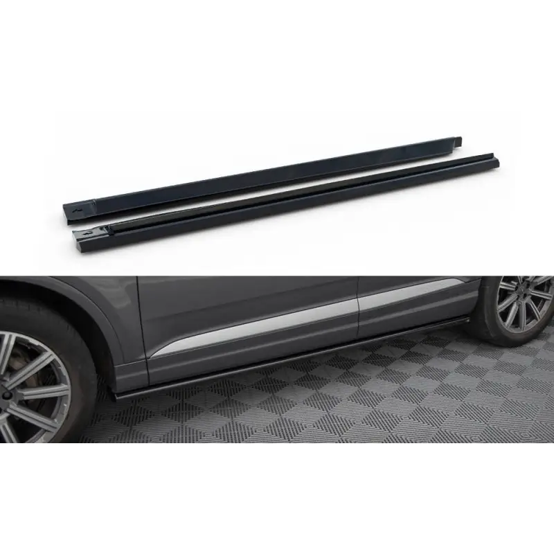 RAJOUTS DES BAS DE CAISSE AUDI Q7 MK2 - MAXTONDESIGN - FINITION: NOIR BRILLANT Remise