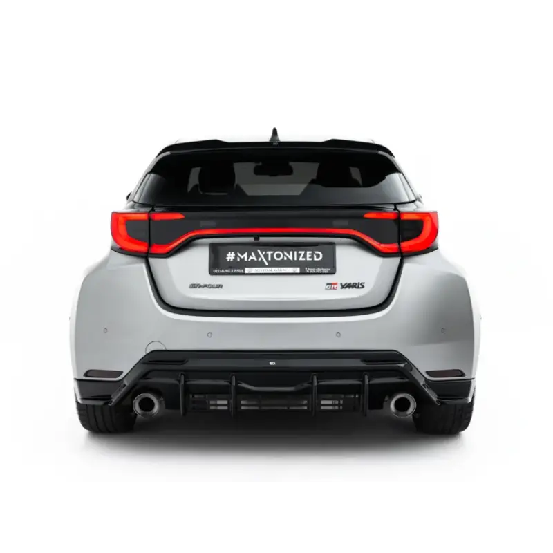 Commande En Gros DIFFUSEUR ARRIÈRE COMPLET TOYOTA GR YARIS MK4 FACELIFT - MAXTONDESIGN - FINITION NOIR BRILLANT
