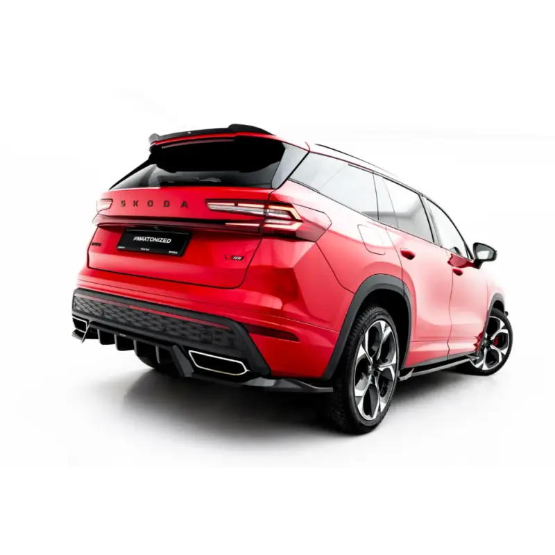 ARRIERE SPLITTER (AVEC UNE BARRE VERTICALE) SKODA KODIAQ RS MK2 - MAXTONDESIGN - FINITION NOIR BRILLANT Marque