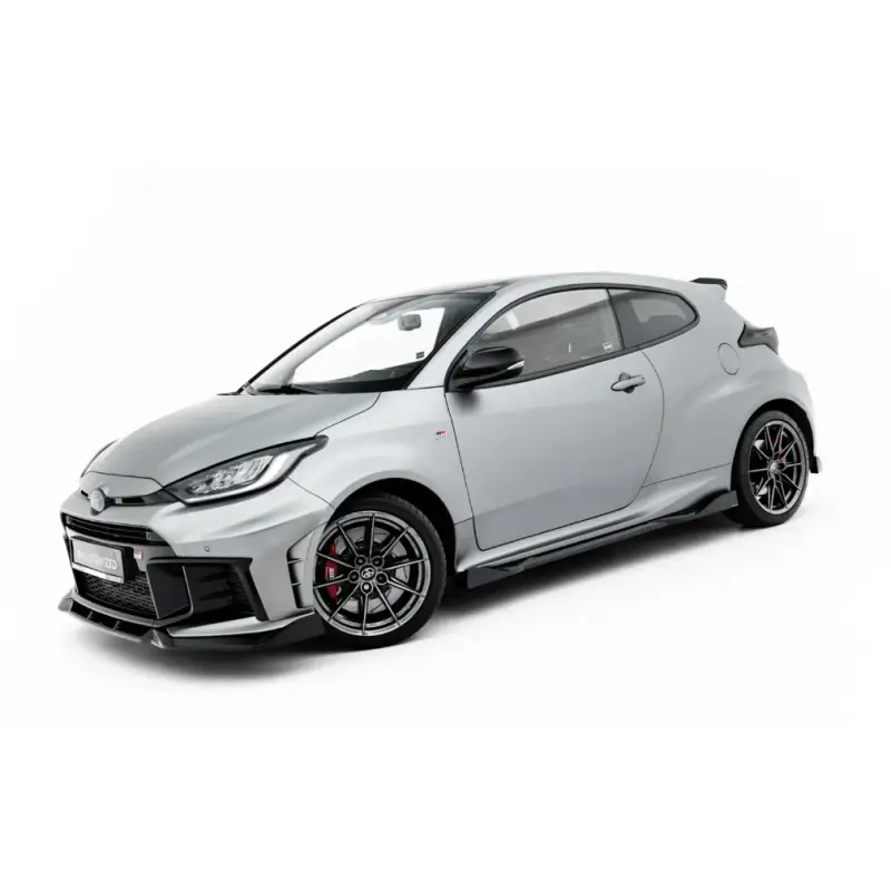 RAJOUTS DES BAS DE CAISSE V.2 TOYOTA GR YARIS MK4 FACELIFT - MAXTONDESIGN - FINITION NOIR BRILLANT Super Prix