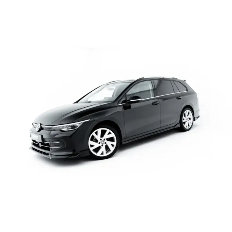RAJOUTS DES BAS DE CAISSE VOLKSWAGEN GOLF VARIANT MK8 FACELIFT - MAXTONDESIGN - FINITION NOIR BRILLANT Prix Choc