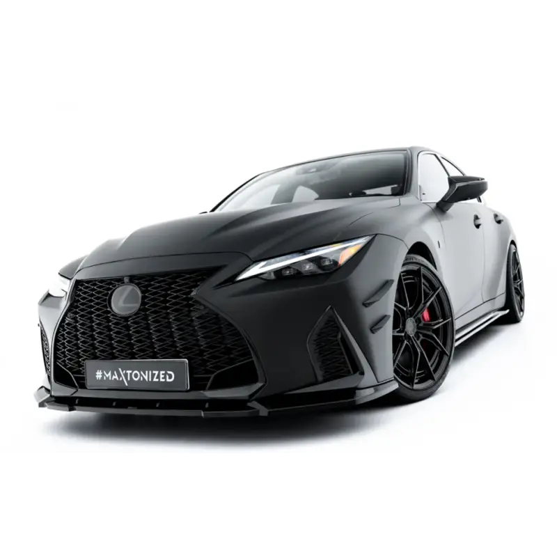 Vente Flash LAME DU PARE-CHOCS AVANT V.1 LEXUS IS 500 MK3 FACELIFT 2 (XE30) - MAXTONDESIGN - FINITION NOIR BRILLANT