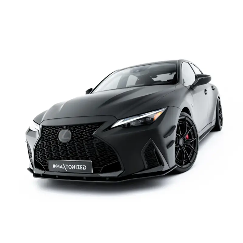 Produit De Marque STREET PRO LAME DU PARE-CHOCS AVANT LEXUS IS 500 MK3 FACELIFT 2 (XE30) - MAXTONDESIGN - NOIR MAT