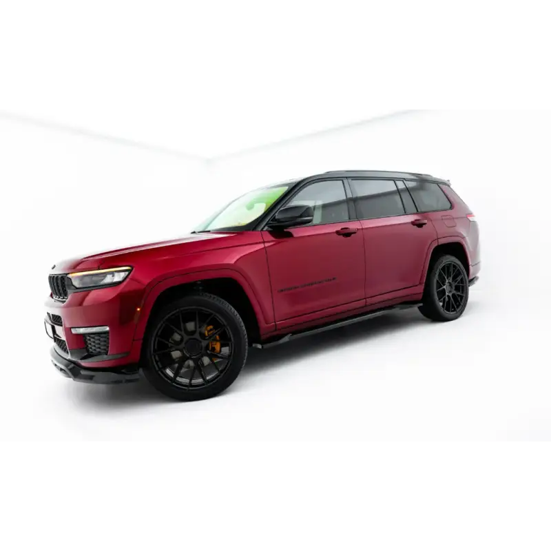 Prix Cassé RAJOUTS DES BAS DE CAISSE JEEP GRAND CHEROKEE L MK5 - MAXTONDESIGN - FINITION NOIR BRILLANT