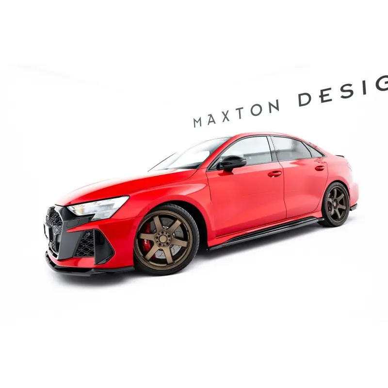Must-Have ENSEMBLE DIFFUSEUR - KIT DE LAMES V.1 AUDI RS3 SEDAN 8Y FACELIFT - MAXTONDESIGN - FINITION NOIR BRILLANT