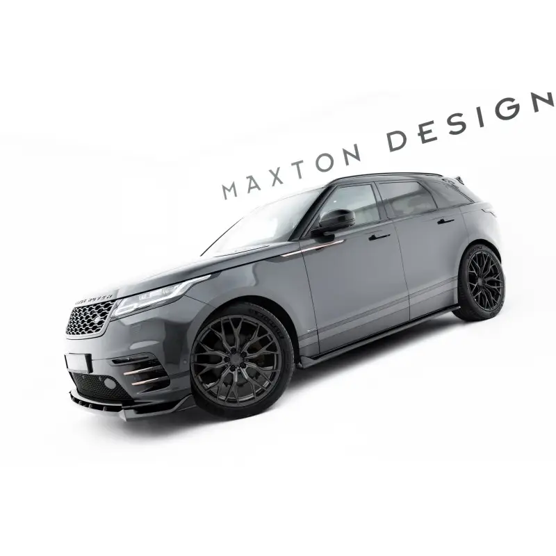 KIT DE LAMES MAXTONDESIGN LAND ROVER RANGE ROVER VELAR R-DYNAMIC MK1 (LE KIT N'EST PAS COMPATIBLE AVEC UN ATTELAGE) - MAXTONDESIGN - FINITION NOIR BRILLANT Affaire À Saisir