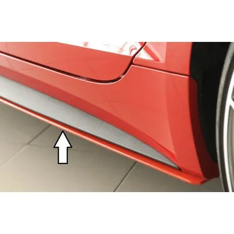 Seulement Aujourd’hui LAME DE BAS DE CAISSE GAUCHE AUDI A5 B9 - SPORTBACK - RIEGER - NOIR MAT A PEINDRE (16-21)