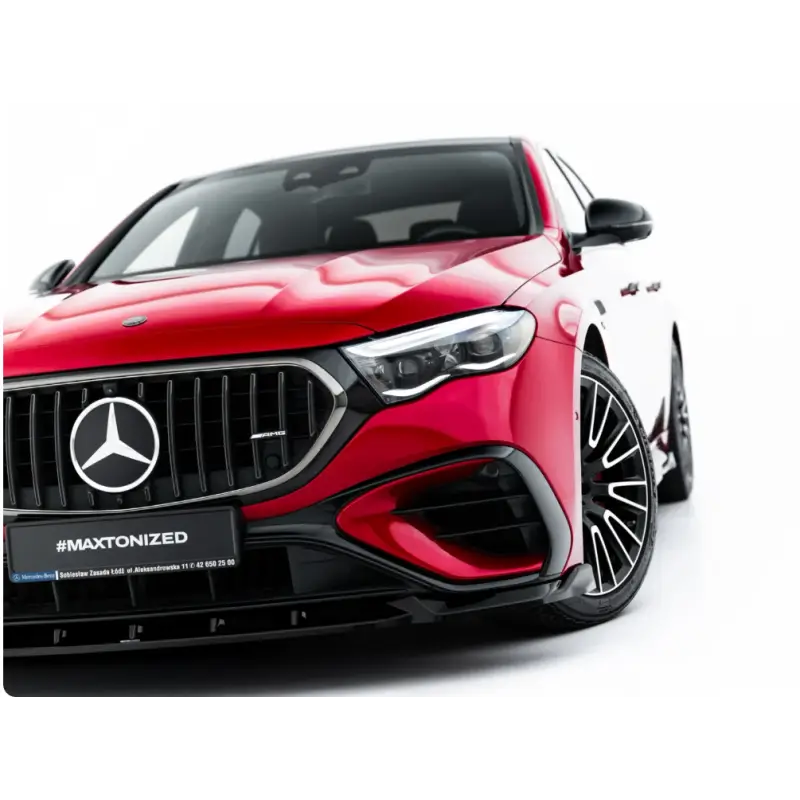 Certifié ENSEMBLE DIFFUSEUR MERCEDES-AMG E53 SEDAN W214 - MAXTONDESIGN - FINITION NOIR BRILLANT