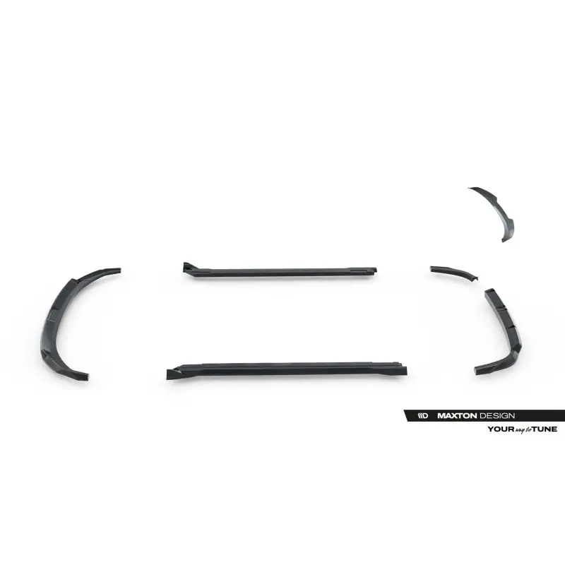 Quantité Limitée ENSEMBLE DIFFUSEUR HYUNDAI TUCSON MK4 FACELIFT N-LINE - MAXTONDESIGN - FINITION NOIR BRILLANT
