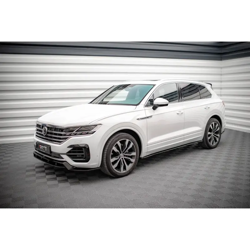 ENSEMBLE DIFFUSEUR VOLKSWAGEN TOUAREG R-LINE MK3 - MAXTONDESIGN - FINITION NOIR BRILLANT Prix Cassé