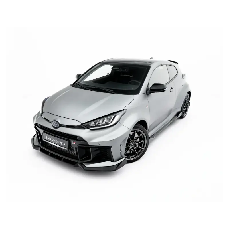 LAME DU PARE-CHOCS AVANT V.2 TOYOTA GR YARIS MK4 FACELIFT - MAXTONDESIGN - FINITION NOIR BRILLANT Commander Vite